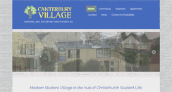 Desktop Screenshot of canterburyvillage.co.nz